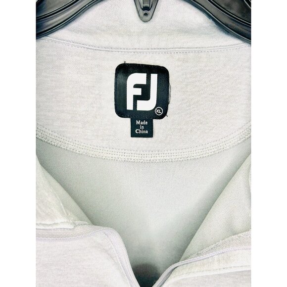 FootJoy Pullover Mens XL Gray Lightweight 1/4 Zip Performance Golf Pullover | Il - Picture 4 of 8